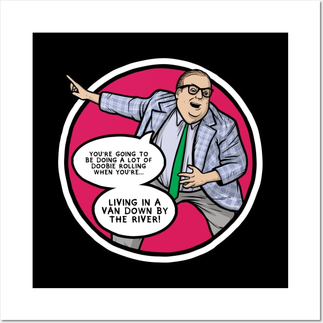 Matt Foley Motivational Speaker Wall Art by Baddest Shirt Co.